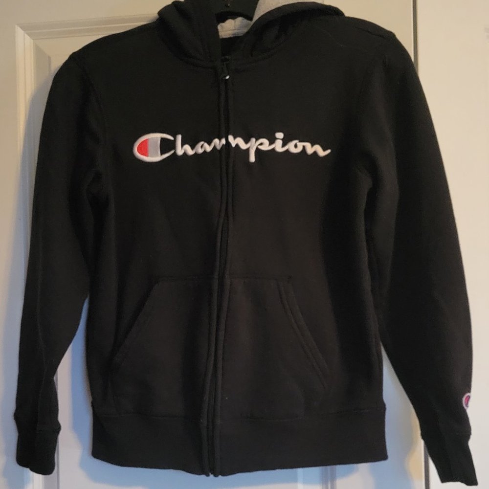 Champion Zip up hoodie. Juniors